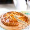 Пирог с курицей и ананасом